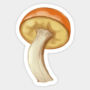 Crepe’ of Commerce Mushroom Sticker